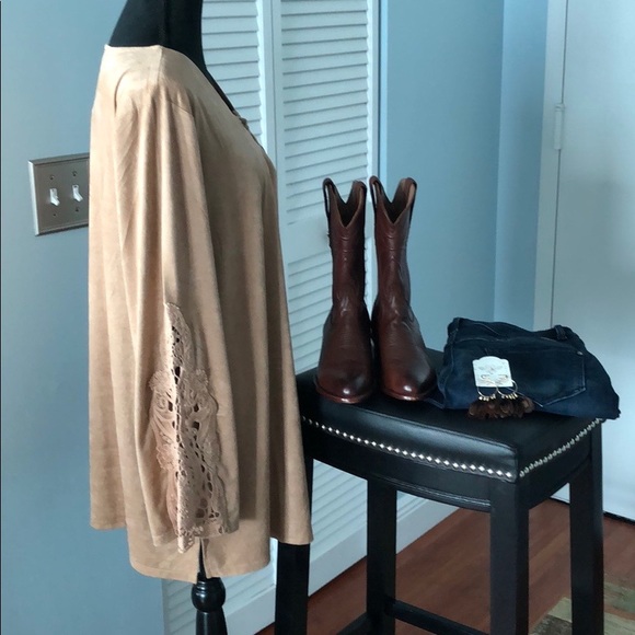 Style & Co Faux Suede Tunic - Picture 2 of 6